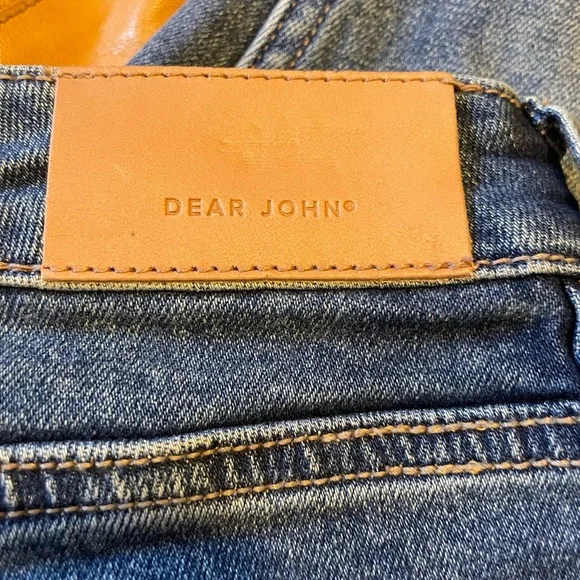 Dear John Women’s Playback Phantom Jean Denim Size 27 Mid Rise Straight Leg NWT